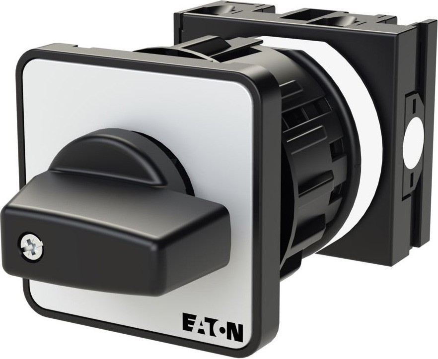 Bild von Eaton EIN-AUS-Taster, T0, 20 A, Zentraleinbau, 83945, Taster + Schalter, Schwarz