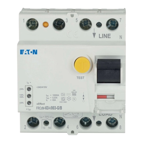 Bild von Eaton FI-Schalter 63A 4p 30mA FRCDM-63/4/003-G/B - 167894