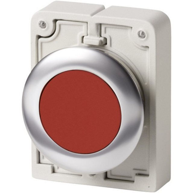 Bild von EATON Schalter Eaton 182944 M30C-FDR-R Druckschalter flach, rund, verchromt Rot 1 (M30C-FDR-R)