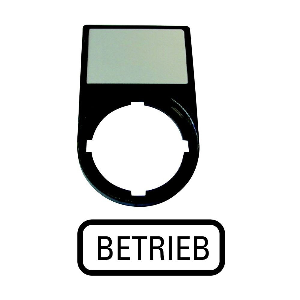 Bild von Eaton Tastenzusatzschild M22S-ST-D7, Taster + Schalter, Schwarz