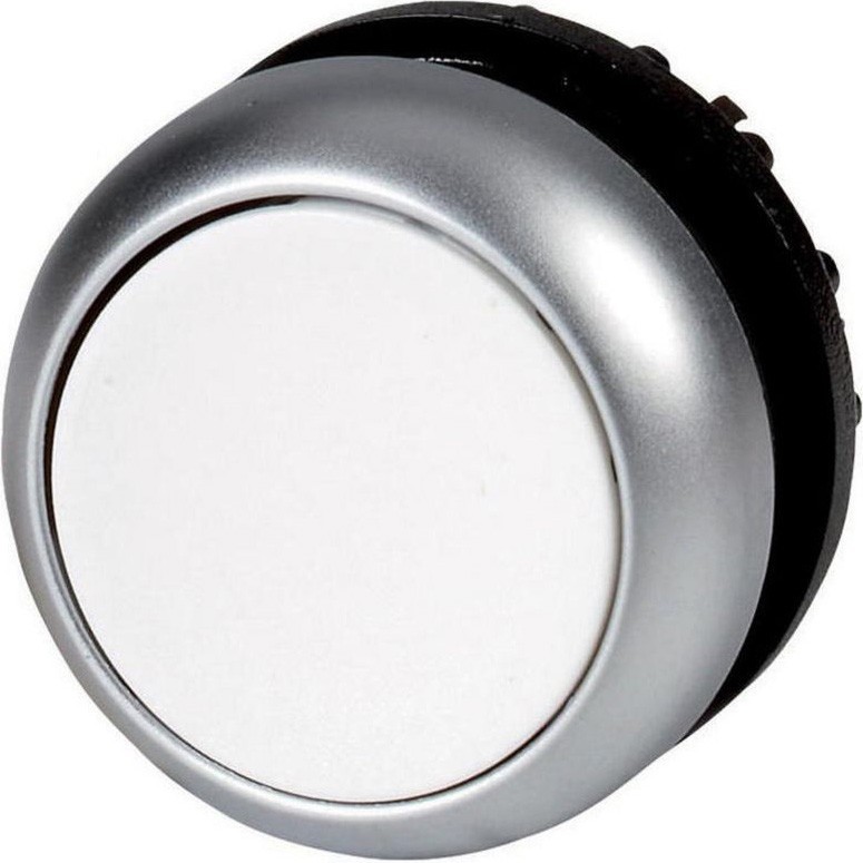 Bild von Eaton M22-D-W - Knopf - Chrom - Weiß - Kunststoff - IP66 - IP67 - IP69 - 29,7 mm - 29 mm (216592)