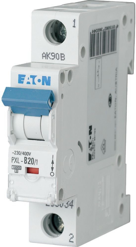 Bild von EATON Schalter Eaton 236034 PXL-B20/1 Leitungsschutzschalter 1polig 20 A 230 V/AC