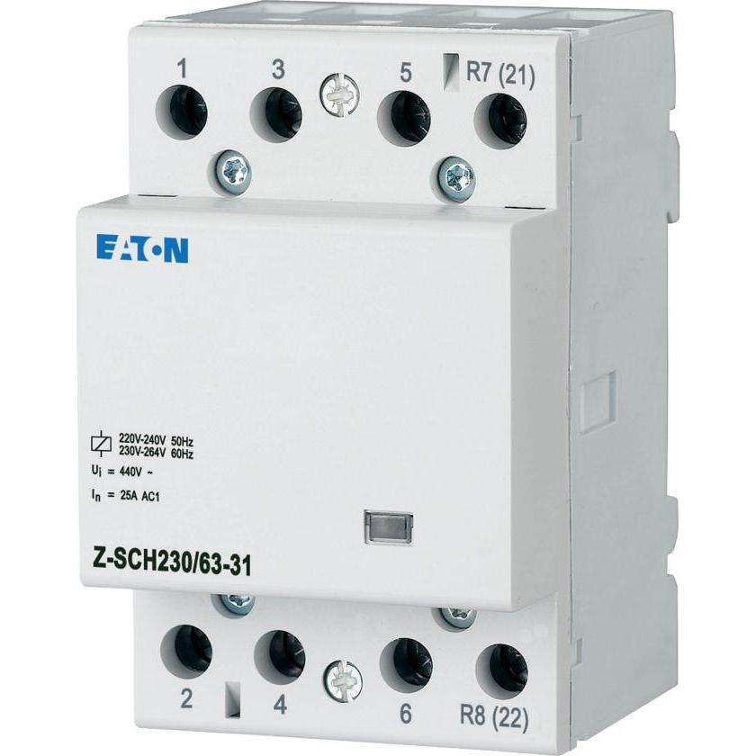 Bild von Eaton MOE Z-SCH230/63-31 InstallationsschÃ¼tz 230VAC/63A/3S+1O, Relais