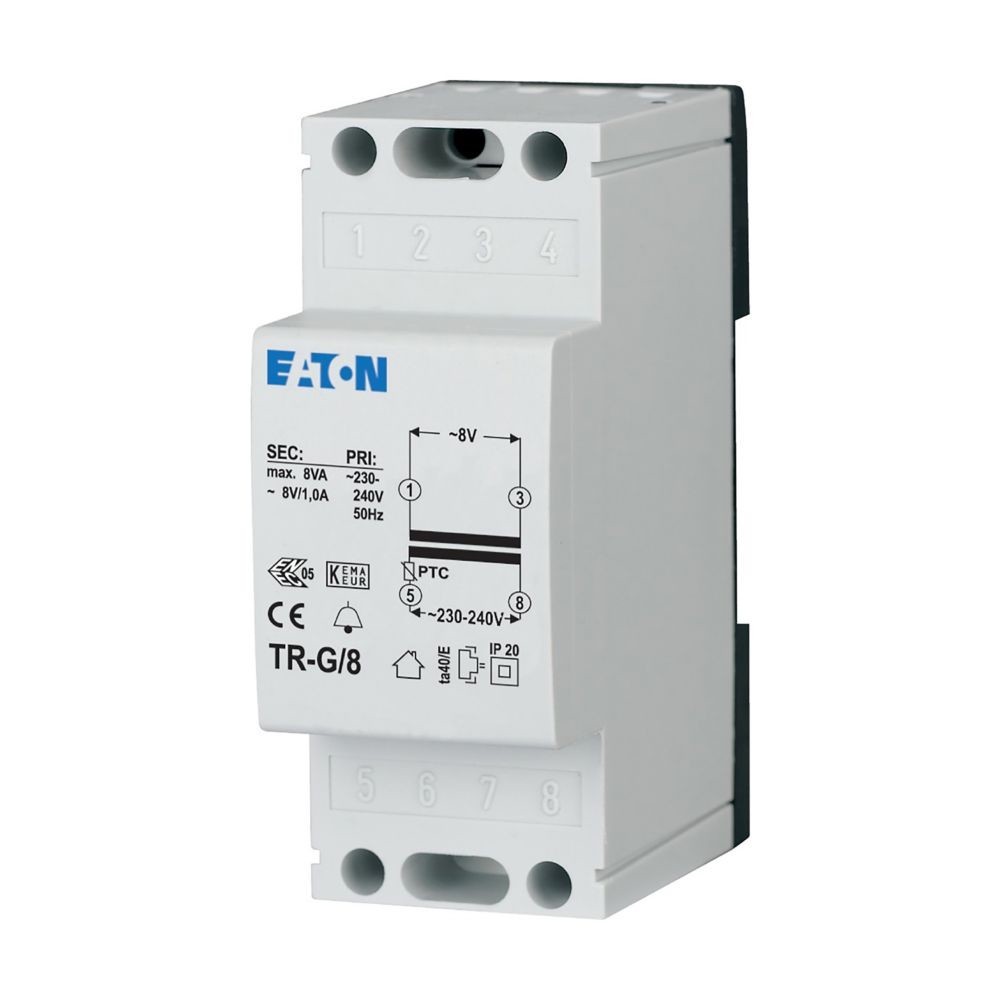Bild von Eaton Y7-272480 Universal-Netztransformator 1 x 230V 1 x 8V 1.4W