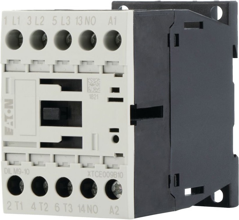 Bild von Eaton 276705 Leistungsschütz, 3-polig + 1 Schließer, 4 kW/400 V/AC3, DC-Betätigt, weiß