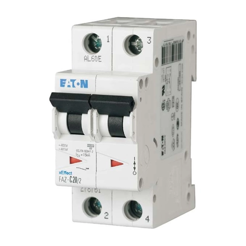 Bild von Eaton Leitungsschutzschalter C 10A, 2p FAZ-C10/2 - 278756