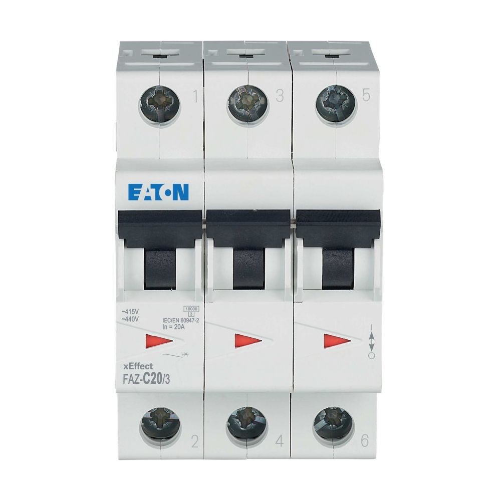 Bild von Eaton 278874 FAZ-C20/3 Leitungsschutzschalter 20A 400 V/AC