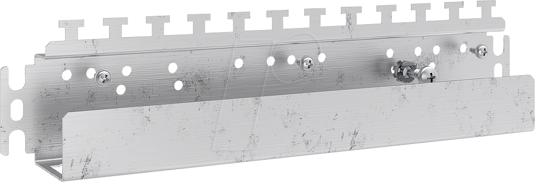 Bild von HC1MT12L - Patch Panel für Mediaplatte Feldverteiler für 12 Keystones RJ45
