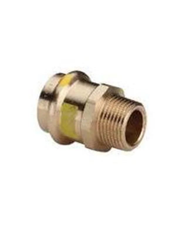 Bild von Viega, Rohrverbindungstechnik, Übergangsstück Profipress G 2611 35mmxR 1, Rotguss, SC-Contur, Mehrkant (Pressverbindung)