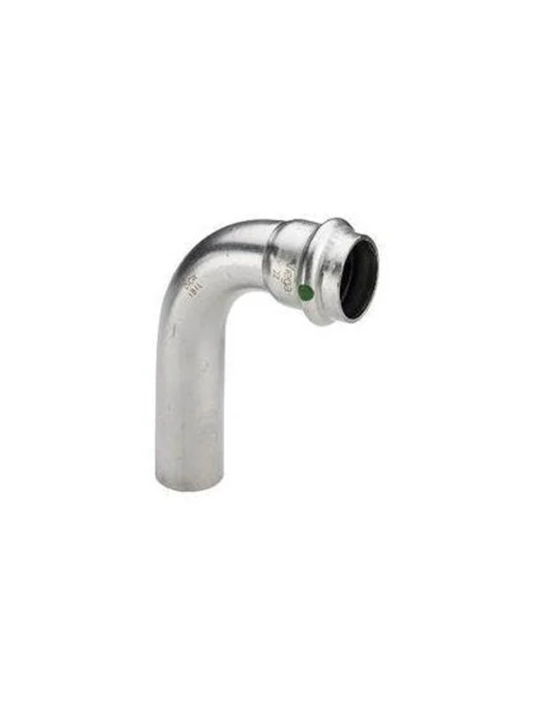 Bild von Viega, Rohrverbindungstechnik, Sanpress Inox-Bogen 90° 54 Edelstahl/glänzend, 435769 (Pressverbindung)
