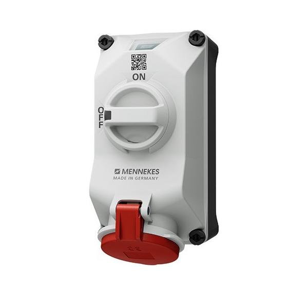 Bild von Mennekes Wandsteckdose 5613506G DUOi 32A5P6h 400V IP44 (5613506G)