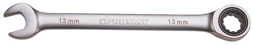 Bild von Maulringratschenschlüssel, SW 12mm L.174mm ger.PROMAT