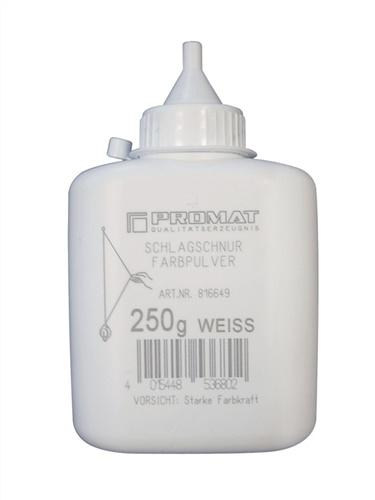 Bild von Schlagschnurkreide 250g weiß, Ku.-Flasche PROMAT