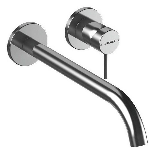 Bild von HANSA Waschtischarmatur Hansapublic Fertigmontageset Einhand-Wandbatterie für Wandeinbau Ø 26 mm