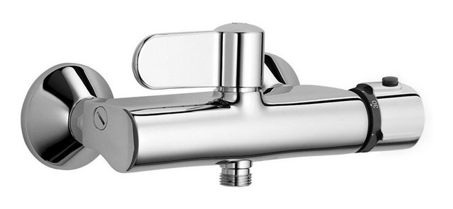 Bild von HANSA Brausethermostat Hansatempra Brause-Thermostat-Batterie (G1/2) für Wandaufbau mit Verbrühschutz