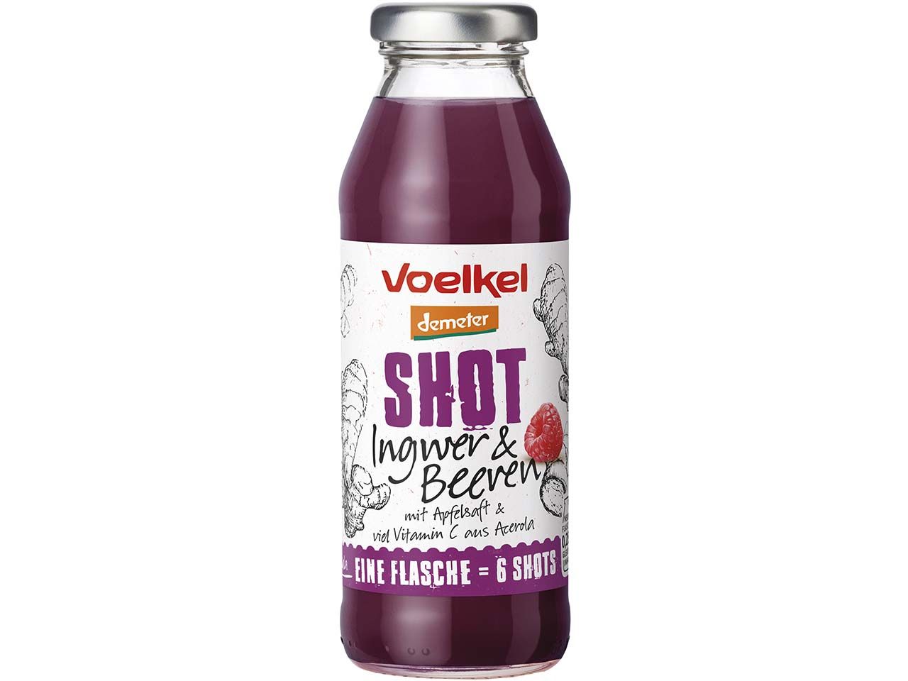 Bild von Voelkel Bio-Shot Ingwer & Beeren mit Apfelsaft, 280 ml