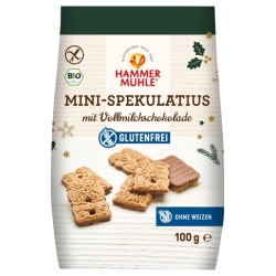 Bild von Mini-Spekulatius mit Schokolade, glutenfrei