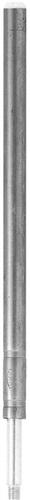 Bild von BKS, Baubeschläge + Holzverbinder, Treibriegelstange 9006 Rohr m.Gleitstopfen 1385mm (1 Stk.)