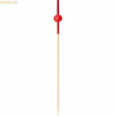 Bild von 10 x NatureStar Bio Fingerfood-Spieße Ball 90mm Bambus VE=100 Stück