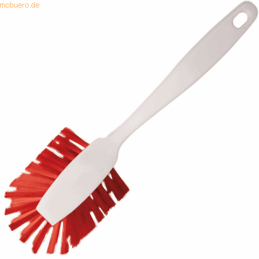 Bild von 10 x HygoClean Spülbürste 28cm halbrunde Form rot