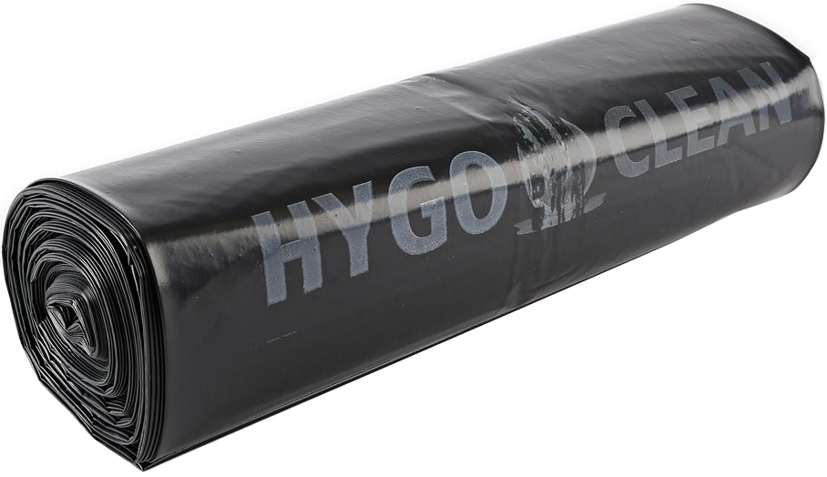 Bild von HYGOSTAR Maxi-Abfallsack, schwarz, 240 Liter HYGOSTAR, aus LDPE, Maße: 1.000 x 1.250 mm, Stärke: 80 my - 1 Stück (32333)