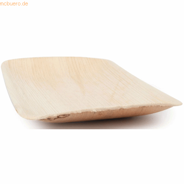 Bild von 8 x NatureStar Einweg-Teller Palmblatt rechteckig 17x12x1,8cm VE=25 St