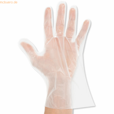 Bild von 10 x NatureStar Handschuhe Bio transparent Gr. 7/S PLA glatt VE=500 St