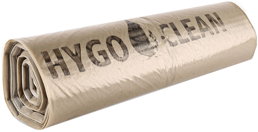 Bild von HYGOCLEAN Müllsäcke, schwarz, 120 Liter, aus LDPE, 45 my