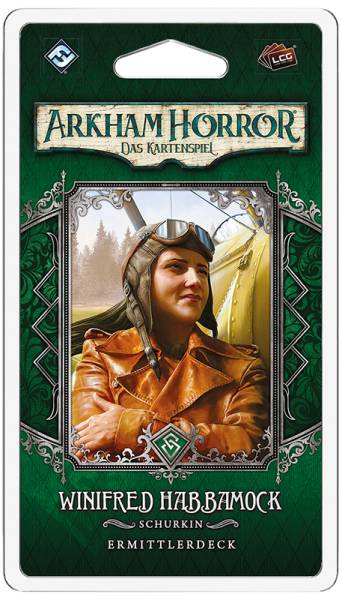 Bild von Fantasy Flight Games, Arkham Horror: LCG – Winifred Habbamock, Erweiterung, Expertenspiel, Kartenspiel, 1-4 Spieler, Ab 14+ Jahren, 45+ Minuten, Deutsch