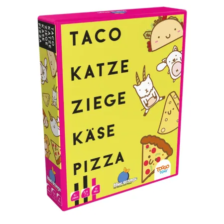 Bild von Asmodee BLOD0101 - Blue Orange, Taco Katze Ziege Käse Pizza, Kartenspiel, Reaktionsspiel