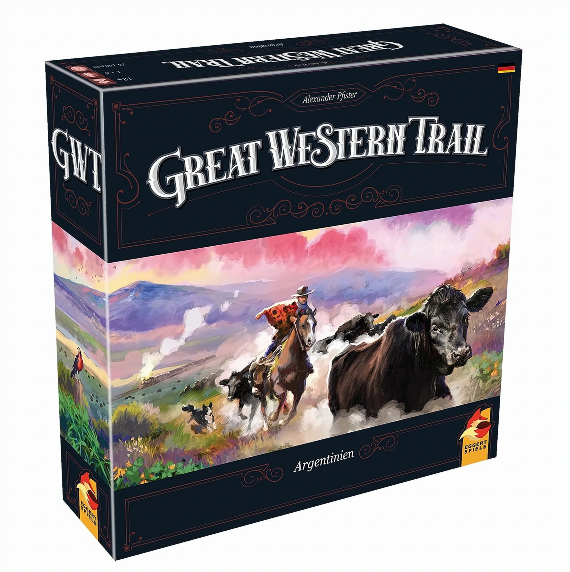 Bild von Asmodee EGGD0007 - Great Western Trail, Argentinien, Strategiespiel, Kennerspiel, Eggertspiele