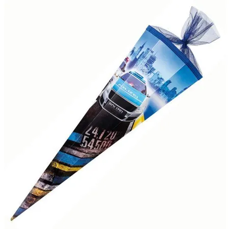 Bild von Nestler Schultüte Polizei 2015, 85 cm, 6-eckig
