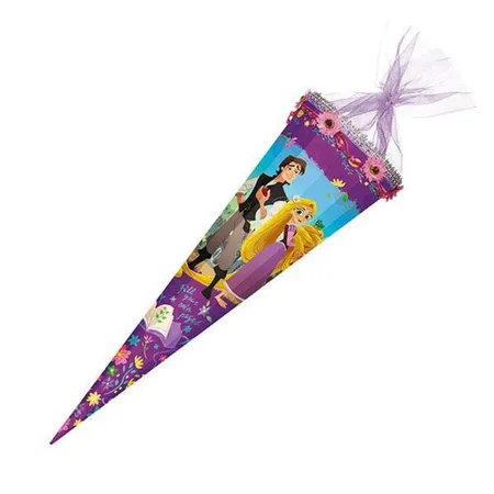 Bild von Nestler Schultüte Disney Prinzessin Rapunzel mit Blumenranke, 12-eckig, 85cm