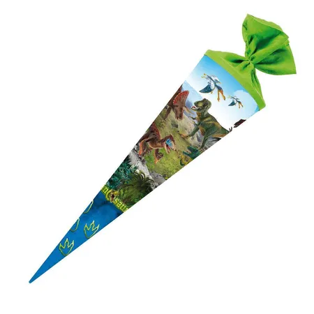 Bild von Nestler Schultüte Schultüte 70cm rund Schleich - Dinosaurs Filzversc