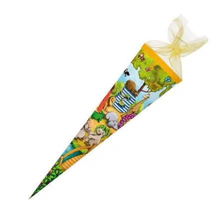 Bild von Nestler Tradition in Emotion Schultüte Tier-ABC 35,0 cm mehrfarbig