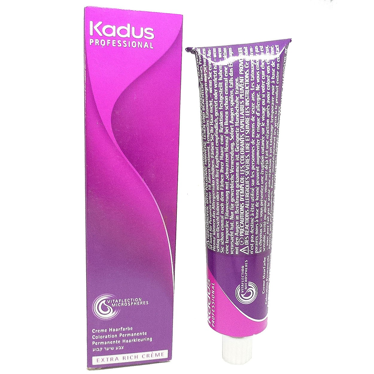 Bild von Kadus Professional Cream Hair Colour permanent Haar Farbe 60ml Nuancen Auswahl  - 07/03 Medium Blonde Natural-Gold / Mittelblond Natur-Gold