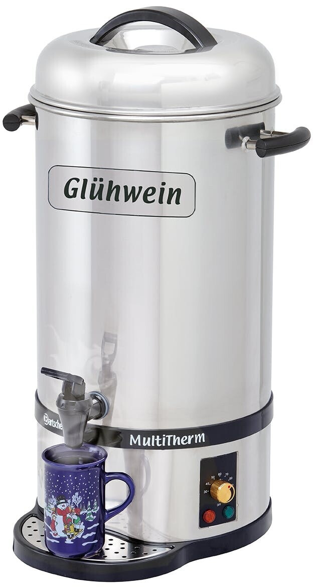 Bild von Bartscher Heißgetränke- und Glühweinautomat Glühweintopf "Multitherm", 20L, Edelstahl, A200050
