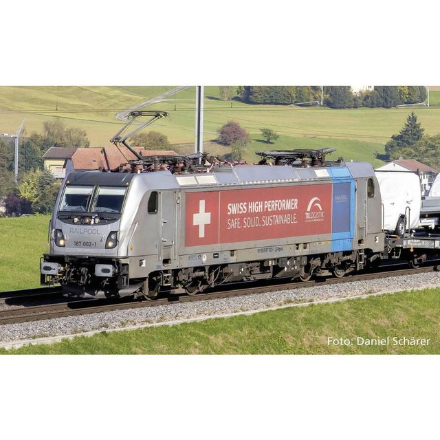 Bild von Piko D-Railpool/TX Logistik 187 002 TRAXX Last Mile Ep. VI DC (Spur VI)