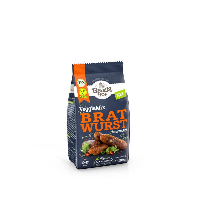 Bild von Bauckhof - VeggieMix Bratwurst Chorizo Art Bio