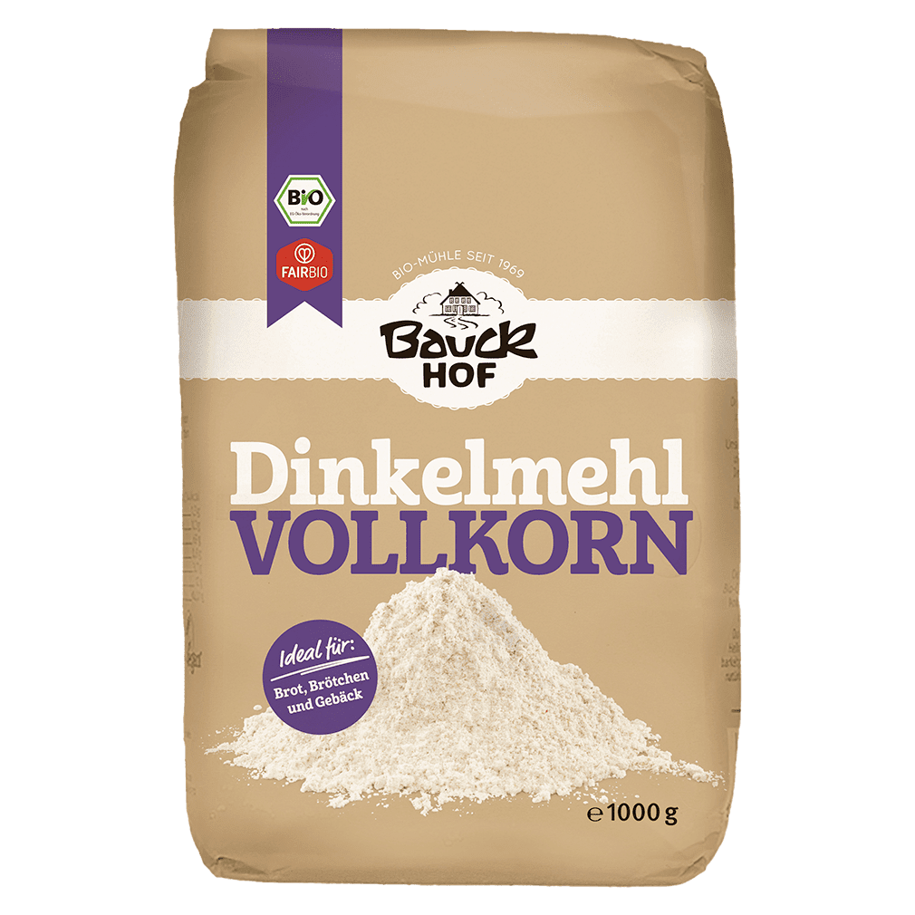 Bild von Bauckhof Bio-Vollkorn-Dinkelmehl, 1 kg