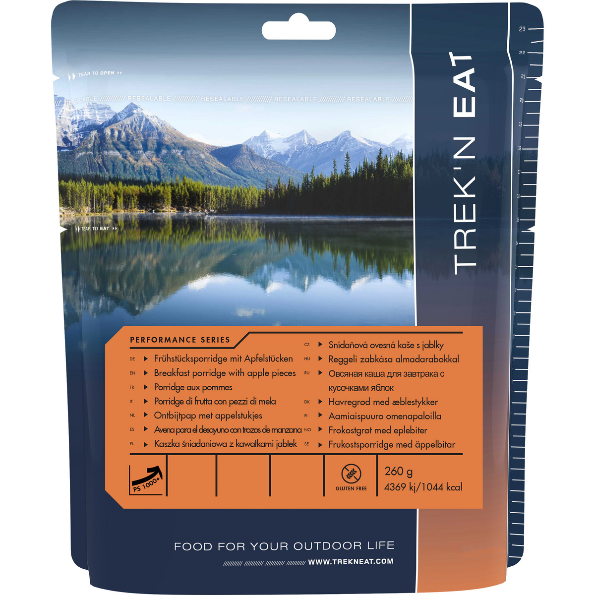 Bild von Trek'n Eat - Frühstücksporridge mit Apfelstücken PS1000+ Gr 260 g