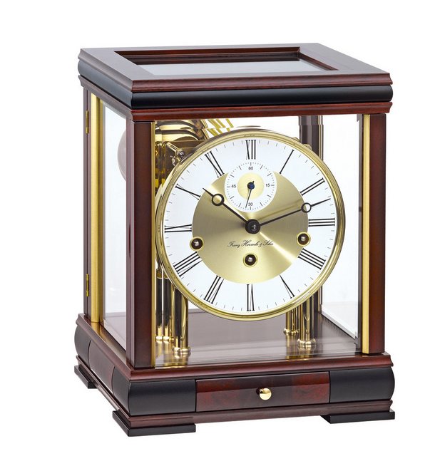 Bild von Hermle Tischuhr 22998 mechanisches Uhrwerk mit Westminster Melodie Made in Germany