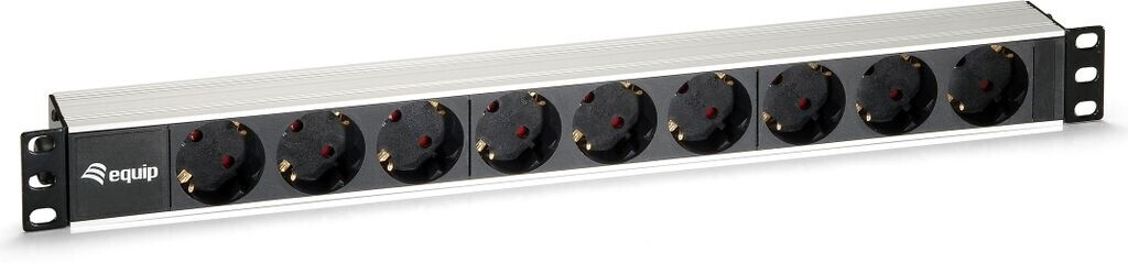 Bild von Equip - Stromverteilungseinheit - Wechselstrom 220-240 V - 3,5 kW - 9 Ausgangsstecker - 1U - 48,3 cm (19) (333292)