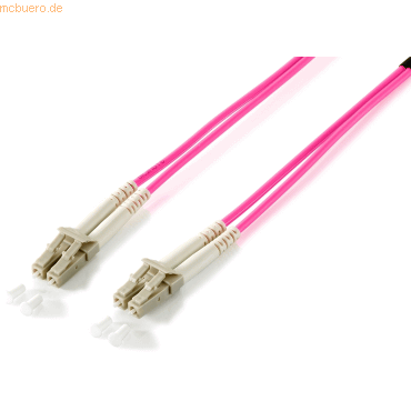 Bild von Equip Pro - Patch-Kabel - LC Multi-Mode (M) - LC Multi-Mode (M) - 15,0m - Glasfaser - 50/125 Mikrometer - OM4 - halogenfrei - violett (255517)