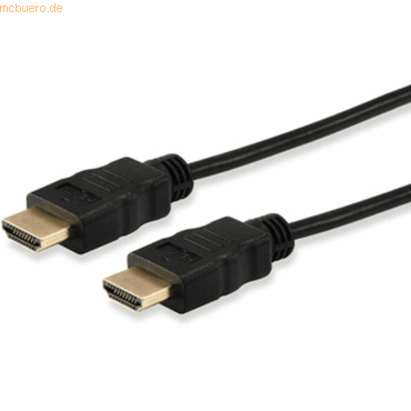 Bild von 5.00m Equip HDMI Anschlusskabel High-Speed mit Ethernet HDMI-Stecker auf HDMI-Stecker Schwarz