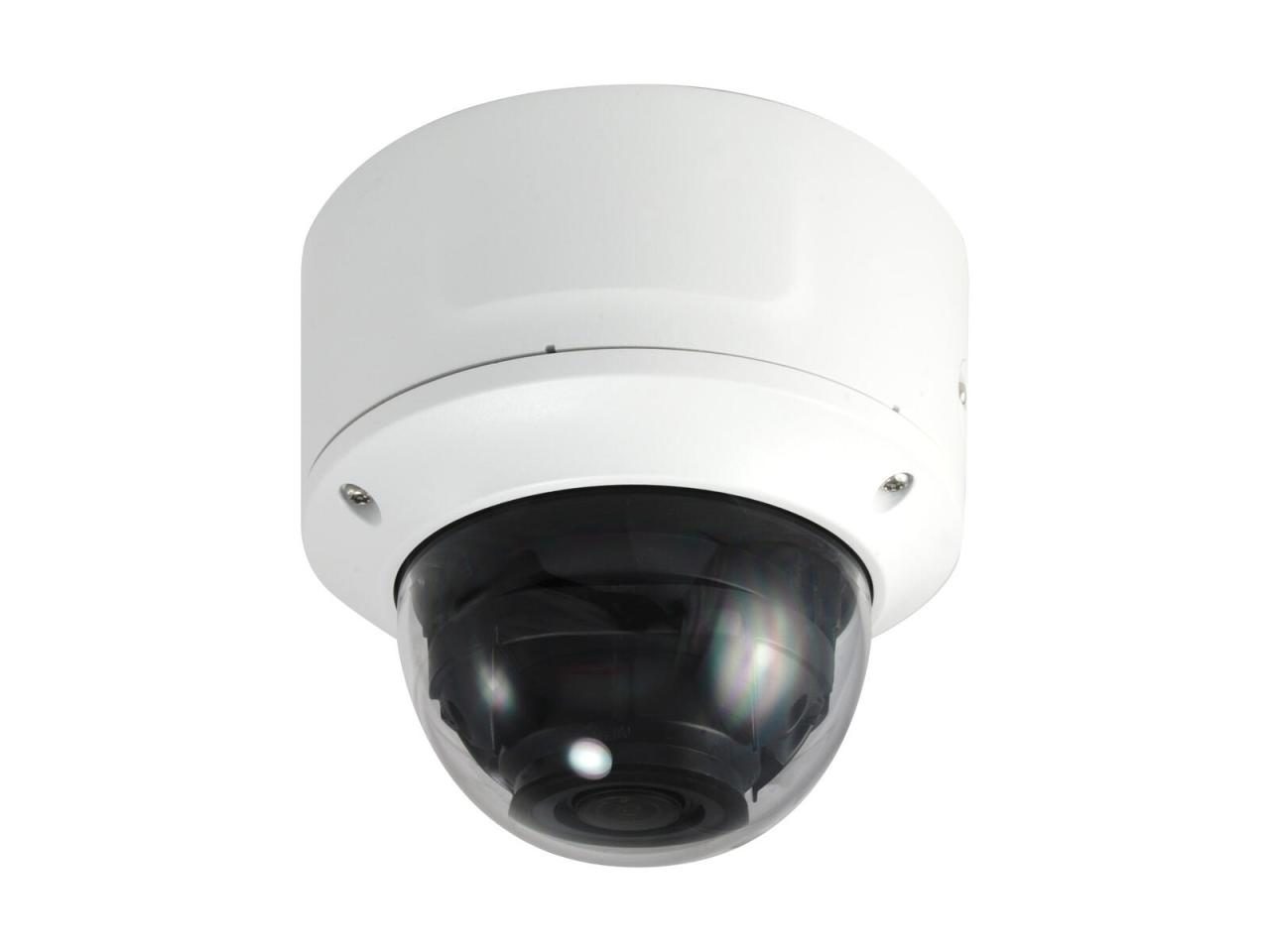 Bild von LevelOne FCS-4203 - Netzwerk-Überwachungskamera - Kuppel - Außenbereich, Innenbereich - Vandalismussicher / Wetterbeständig - Farbe - 2 MP - 1920 x 1080 - motorbetrieben - Audio - LAN 10/100 - AVI, MJPEG, H.264, H.265 - Gleichstrom 12 V / PoE (FCS-4203)