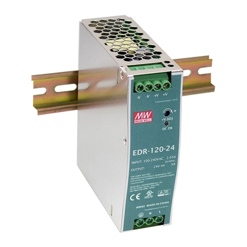 Bild von LevelOne Industr. Netzteil 48VDC 120W DIN-Schiene PoE-fähig (POW-4841)