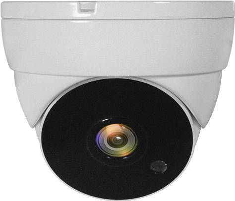 Bild von LevelOne 1/3" CMOS, Dome, Fix, CCTV, FHD 1080p BNC, IR LED (1920 x 1080 Pixels), Netzwerkkamera, Weiss