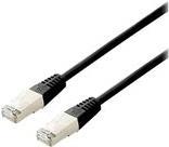 Bild von equip - Patch-Kabel - RJ-45 (M) zu RJ-45 (M) - 25 cm - S/FTP - CAT 6a - halogenfrei, verseilt - Schwarz