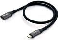 Bild von Equip EQUIP USB-C 3.2 Gen 2 Verlängerung St/Bu 01.00m Schwarz USB-Kabel